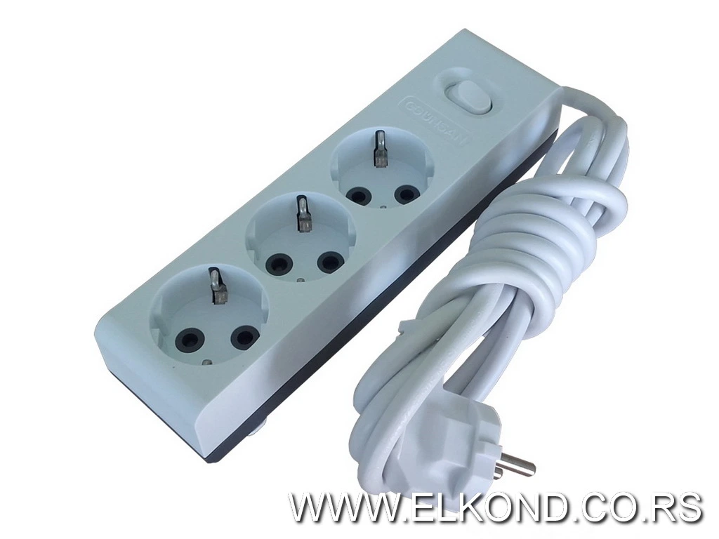 Produžni kabel 3/2m sa prekidačem VISAGE 312